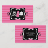 ベーカリーまたはケーキの店の名刺 名刺 (正面/裏面)