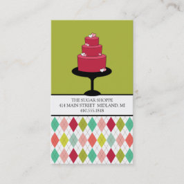 ベーカリーまたはケーキデザイナーの名刺 名刺