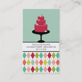 ベーカリーまたはケーキデザイナーの名刺 名刺