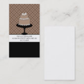 ベーカリーまたはケーキデザイナーの名刺 名刺 (正面/裏面)