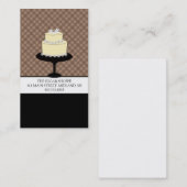 ベーカリーまたはケーキデザイナーの名刺 名刺 (正面/裏面)