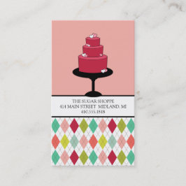 ベーカリーまたはケーキデザイナーの名刺 名刺