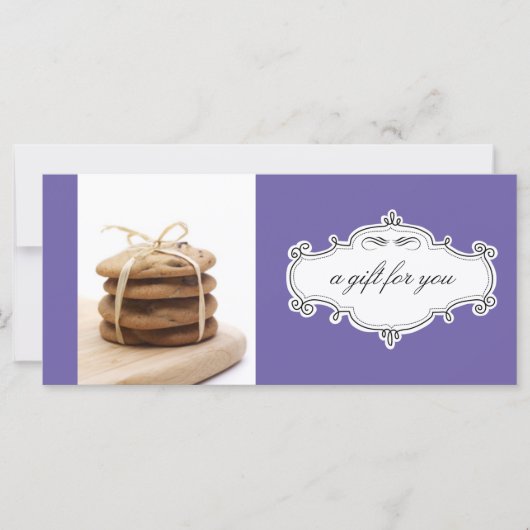 ベーカリーまたはCookieのビジネス向けギフト券 (正面)