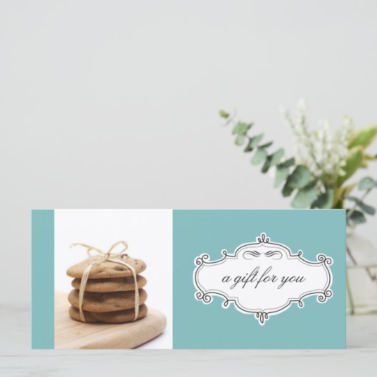 ベーカリーまたはCookieのビジネス向けギフト券 (スタンド正面)