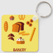 ベーカリーをテーマにしたパン菓子 キーホルダー (裏面)