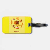 ベーカリーをテーマにしたパン菓子 ラゲッジタグ (裏面横)