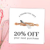 ベーカリーアースウィスクシェフロゴケータリング事業 割引カード