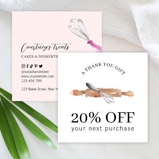 ベーカリーアースウィスクシェフロゴケータリング事業 割引カード