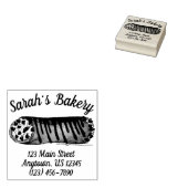 ベーカリーイタリアンカノリ菓子デザート食品アドレス ラバースタンプ (押印)