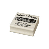 ベーカリーイタリアンカノリ菓子デザート食品アドレス ラバースタンプ (スタンプ)