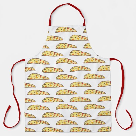 ベーカリーイタリアンクリスマスビスコティハッピーホリデイズ エプロン (正面)