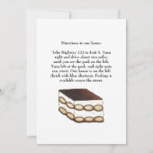 ベーカリーイタリアンティラミスデザートフードディナーパーティー 招待状 (裏面)