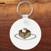 ベーカリーイタリアンティラミスラズベリーデザートペストリー キーホルダー (正面)