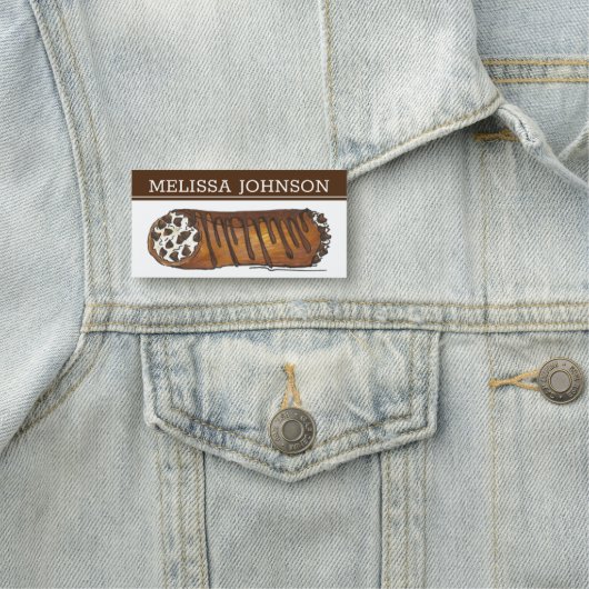 ベーカリーイタリアンパティシシェフチョコレートチップカノーリ 名札 (インサイチュ)