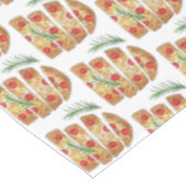 ベーカリーイタリアンフォカッシアオリーブ油ブレッドトマト テーブルクロス (アングル)