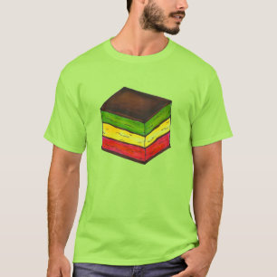 ベーカリーイタリアンレインボーセブン7層クッキーペストリー Tシャツ