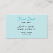 ベーカリーウィスクターコイズ 名刺 (裏面)