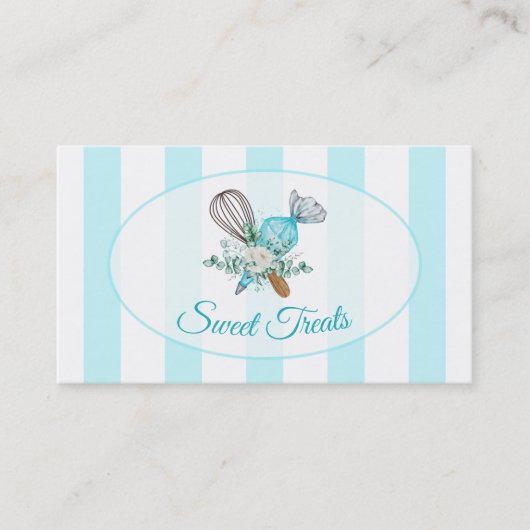 ベーカリーウィスクターコイズ 名刺 (正面)