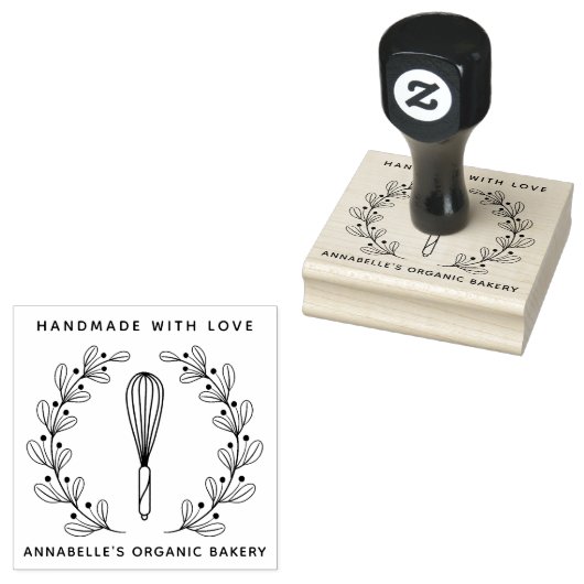ベーカリーウィスクリース ラバースタンプ (押印)