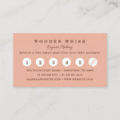 ベーカリーウィスク&フローラリーフリースビジネスロイヤリティ 名刺 (裏面)