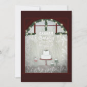 ベーカリーウィンターホリデーのお客様への感謝 シーズンカード (正面)