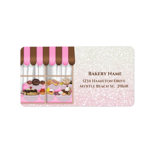 ベーカリーウィンドウペストリー出荷ラベル ラベル (正面)