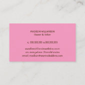 ベーカリーウオータカラーマカロフランスのーン 名刺 (裏面)