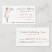 ベーカリーウーマンケーキサービス 名刺 (正面/裏面)