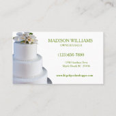 ベーカリーエレガントケーキ 名刺 (裏面)