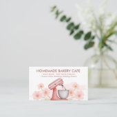 ベーカリーカスタマイズ可能なカフェケーキメーカー花 名刺 (スタンド正面)