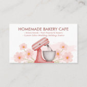 ベーカリーカスタマイズ可能なカフェケーキメーカー花 名刺 (正面)