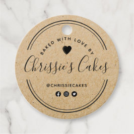 ベーカリーカスタムクラフトレタリング フェイバータグ