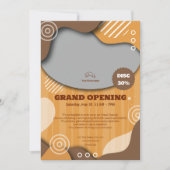 ベーカリーカスタムグランドオープニング招待状 シーズンカード (正面)