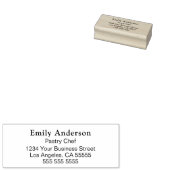 ベーカリーカスタムパティシシェフビジネス ラバースタンプ (押印)