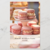 ベーカリーカスタムフォトソーシャルメディアQRコード チラシ (正面)