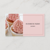 ベーカリーカスタムフォトQRコードピミニマルンク 名刺 (正面)