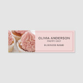 ベーカリーカスタム菓子ケーキショップ事業 名札 (正面)