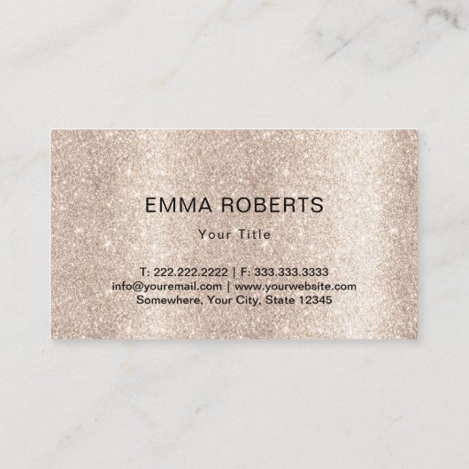 ベーカリーカップケモダンーキ金ゴールドペストリーバッグケーキ 名刺 (裏面)