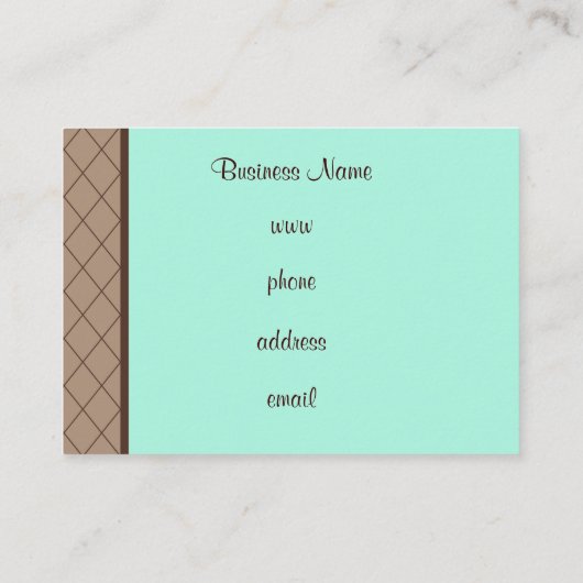 ベーカリーカップケーキの名刺 名刺 (裏面)