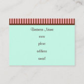 ベーカリーカップケーキの名刺 名刺 (裏面)