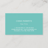 ベーカリーカップケーキスイートトリート金ゴールド紙吹雪 名刺 (裏面)