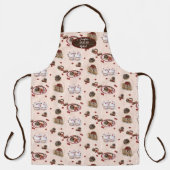 ベーカリーカップケーキデザートショップチョコレートビジネス エプロン (正面)
