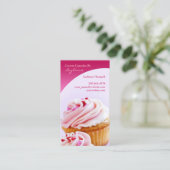 ベーカリーカップケーキビジネスカード 名刺 (スタンド正面)