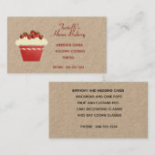 ベーカリーカップケーキ 名刺 (正面/裏面)