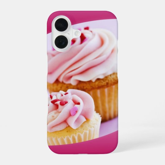 ベーカリーカップケーキ iPhone 16ケース (裏面)