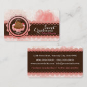ベーカリーカップケーズスウィートビジネス 名刺 (正面/裏面)