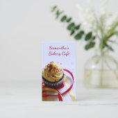 ベーカリーカフェコーヒーショップ 名刺 (スタンド正面)