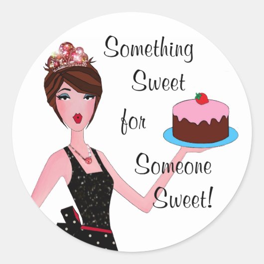 ベーカリーギフトラベルとシール ラウンドシール (正面)