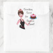 ベーカリーギフトラベルとシール ラウンドシール (バッグ)