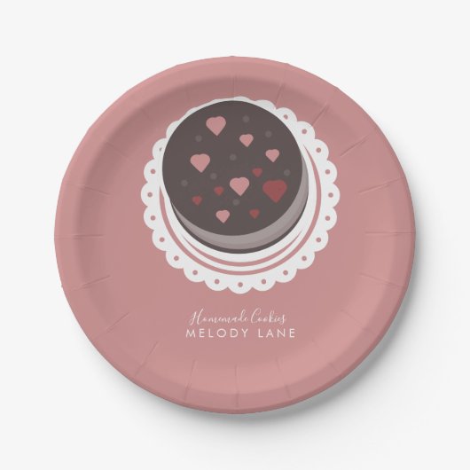 ベーカリークッキーズ自家製グッズビスケット ペーパープレート (正面)